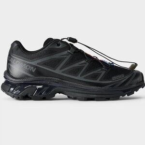 Salomon XT-6 Unisex Trail Running Shoes — Black/Black/Phantom (Women’s 8 / EU 40